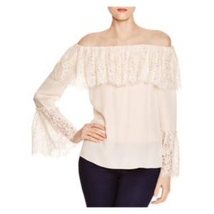 RACHEL ZOE Beige Lace Floral New with tags Size 4